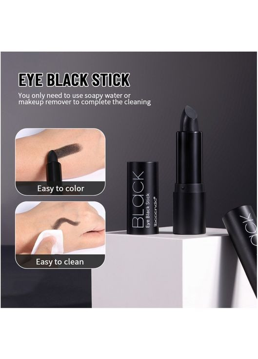 Помада матовая черная ibcccndc Eye Black Stick, матовая черная помада для грима, 3,8 г No Brand (369766312)