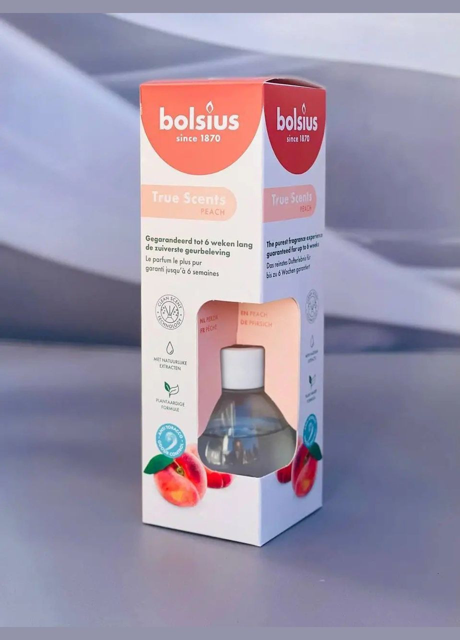 Диффузор ароматический True Scents "Peach" - 60ml Bolsius (322111821)
