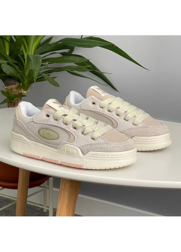 Кросівки жіночі Adidas Adi2000 Grey Beige Purple Pink | Адідас АДІ 2000 бежеві сірі No Brand бежеві демісезони (360535099)