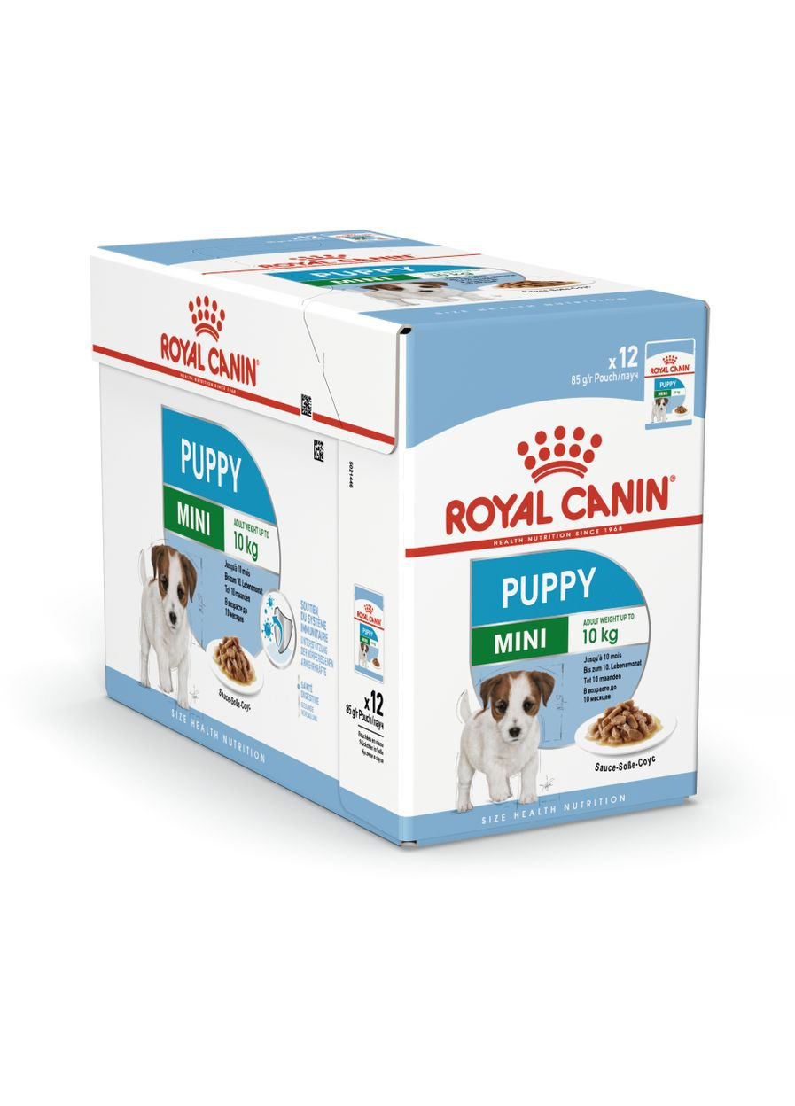 Вологий корм Mini Puppy для цуценят маленькіх порід 85 г Royal Canin (266274074)