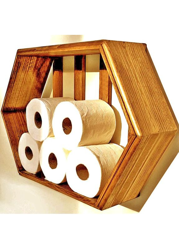 Полиця для ванної з дерева Ольденбург сієна (ВНП-009705) No Brand (328091894)