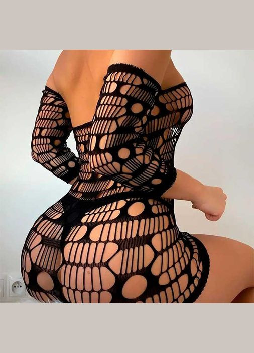 женский эротическое мини-платье с нарукавниками размер xs/ черного цвета. мини платье с нарукавниками размер универсальный China