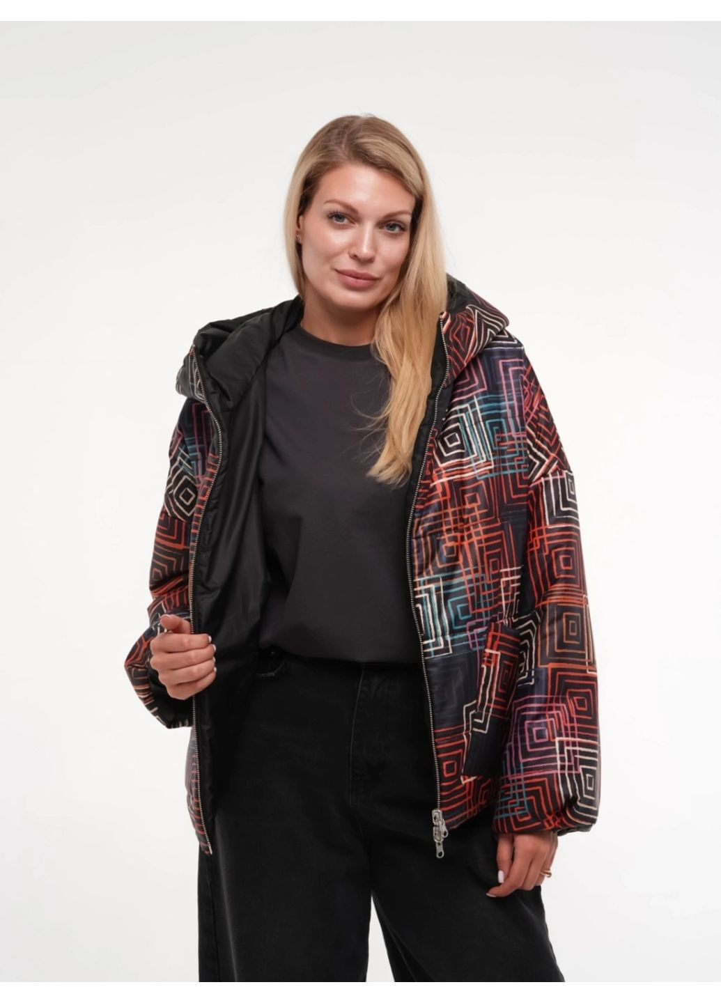 Комбінована зимня куртка Alberto Bini