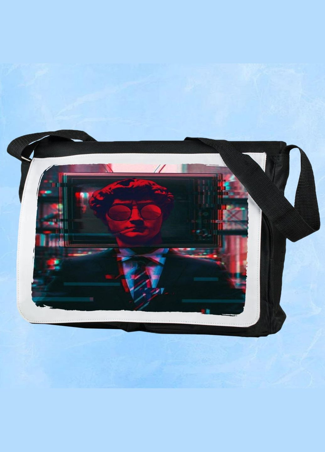 Мужская (женская) сумка через плечо для спортзала дорожная универсальная Art #146 Черный No Brand (322119373)