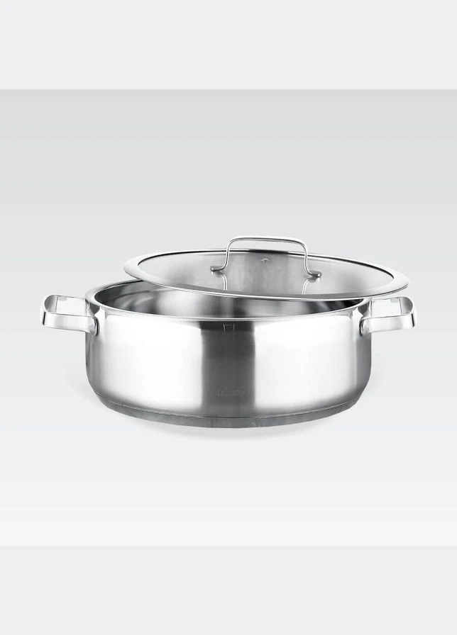 Каструля з кришкою MR-3514-22 22 см 2 л срібляста Maestro (381714037)