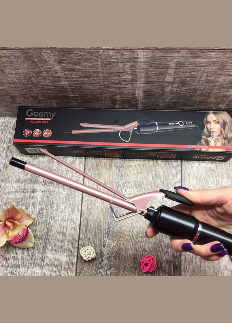 Плойка для волосся 9мм Gemmy GM-2825 афро плойка дрібна накрутка Gemei (363321175)