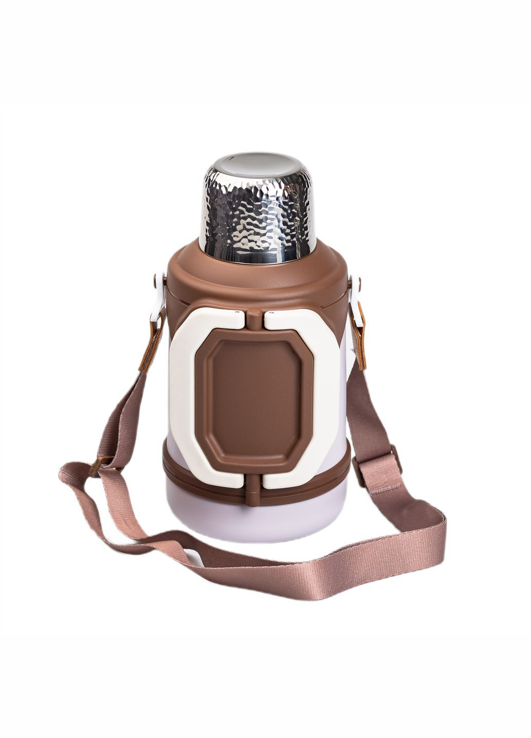 Термос для туризма Vacuum Cup 1,5 л с флип крышкой и складными ручками, Yiwu (328441310)