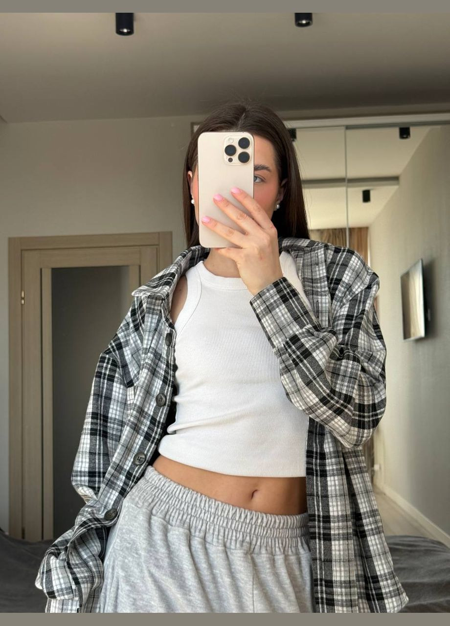 Жіноча картата сорочка No Brand (325417793)