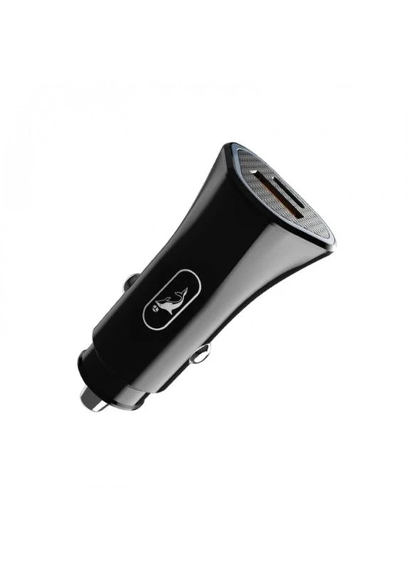 Автомобільний зарядний пристрій SZ16T PD+QC3.0 (2USB, 3.1A) Black (SDAZP-000089) + кабель Type-C SkyDolphin (402007998)