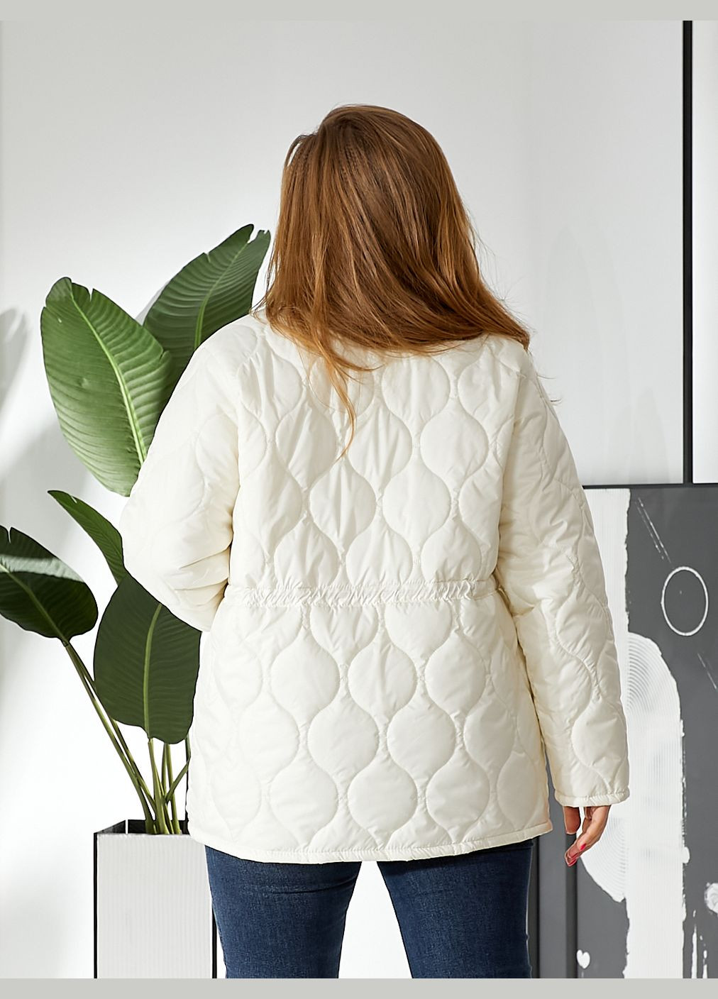 Молочная демисезонная демисезонная куртка в стиле zara No Brand
