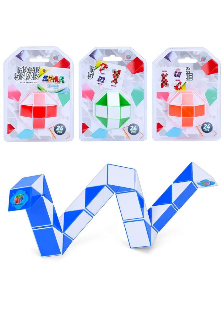 Гра-головоломка "Змійка", 4 кольори, у слюді (8890) No Brand (368029537)