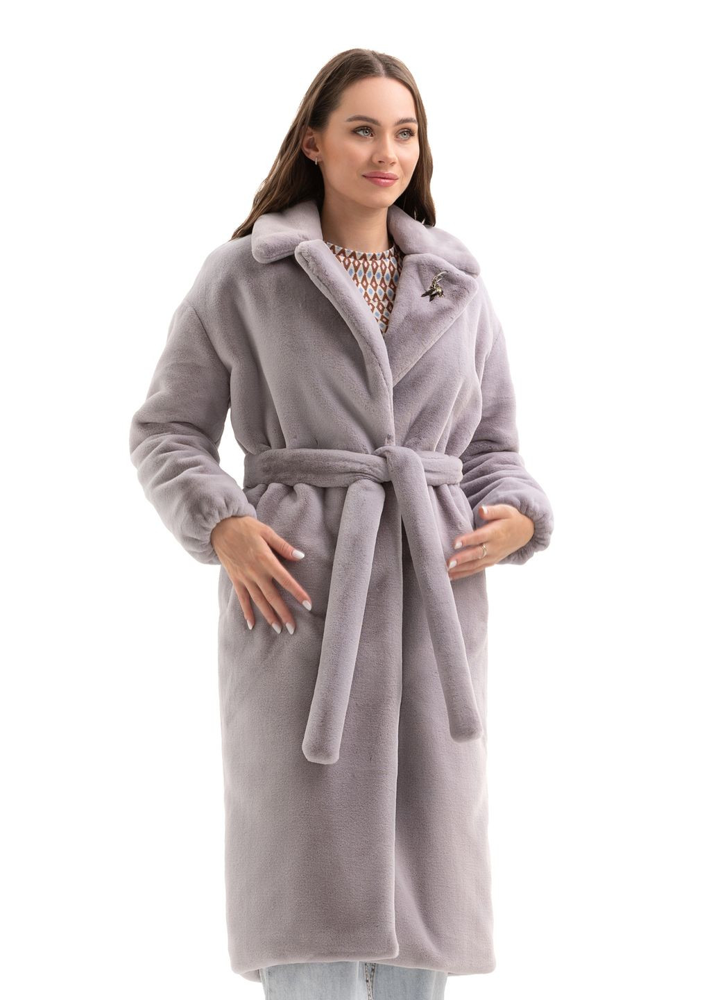 Шуба Емілія сiрий Emass (270287008)