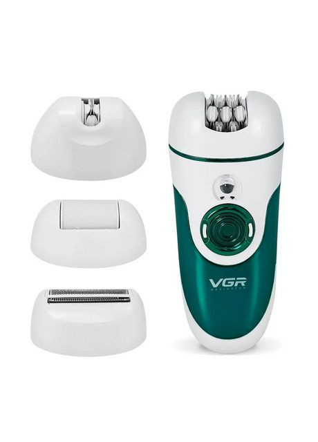 Женский эпилятор бритва V700 4 сменные насадки. VGR (300079501)