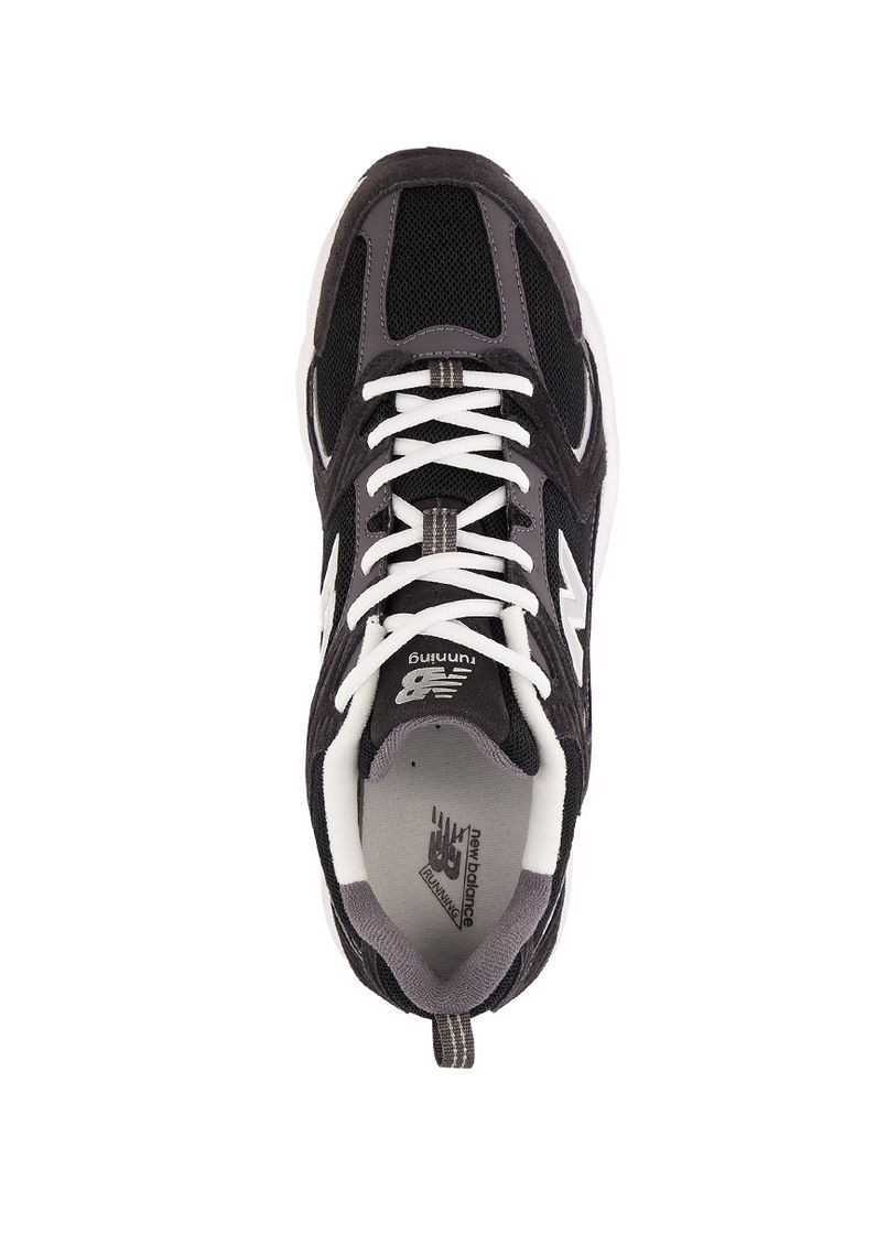 Черные всесезонные мужские кроссовки mr530cc черный замша New Balance