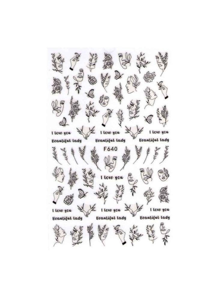 Наклейка для ногтей F640 Mart (352183876)