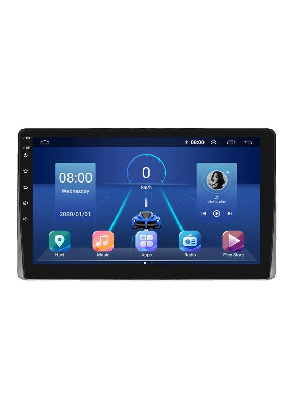 Штатна магнітола 9" для Toyota Highlander I (U20) Рестайлінг 2003-2007 6/128Gb 4G Wi-Fi GPS Top 6шт Lesko (336202260)