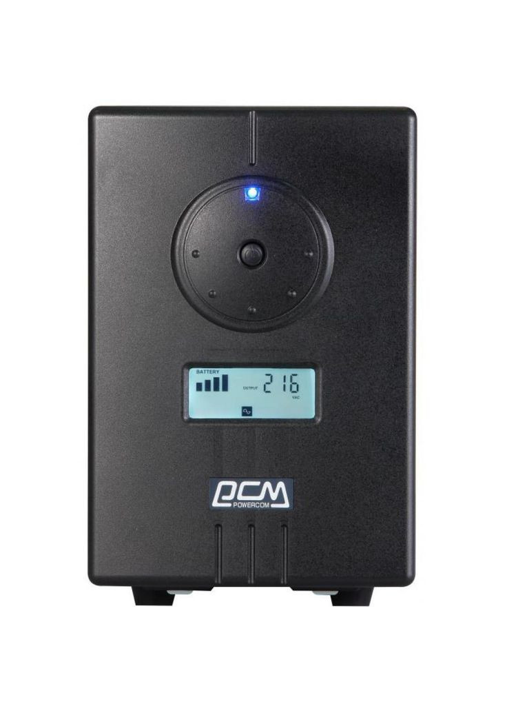 ИБП INF500AP, 500ВА/300Вт, розетка EURO*2шт (Schuko), AVR, USB Powercom (314779473)