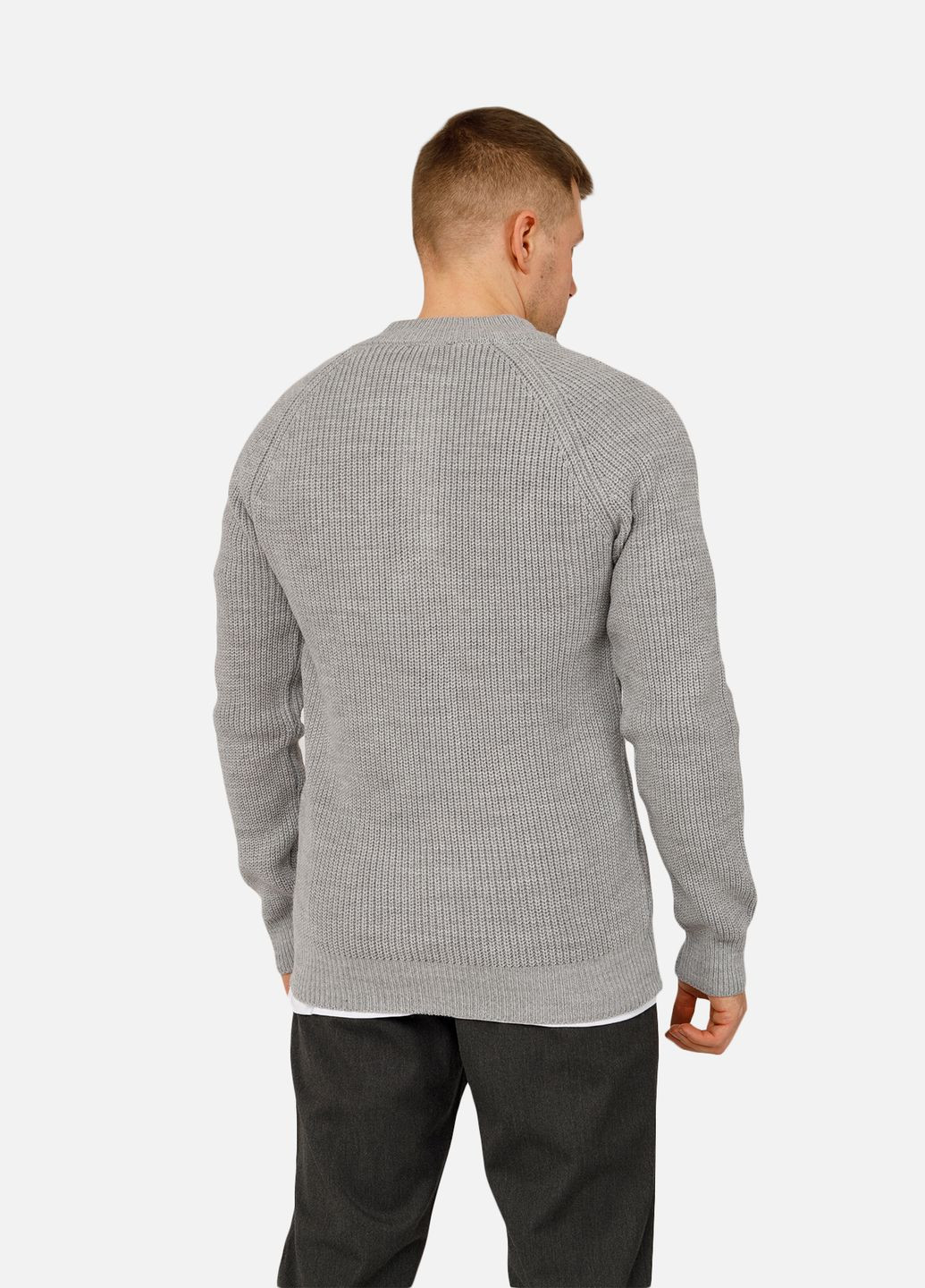 Мужская кофта цвет серый CB-00261945 Figo (307840064)