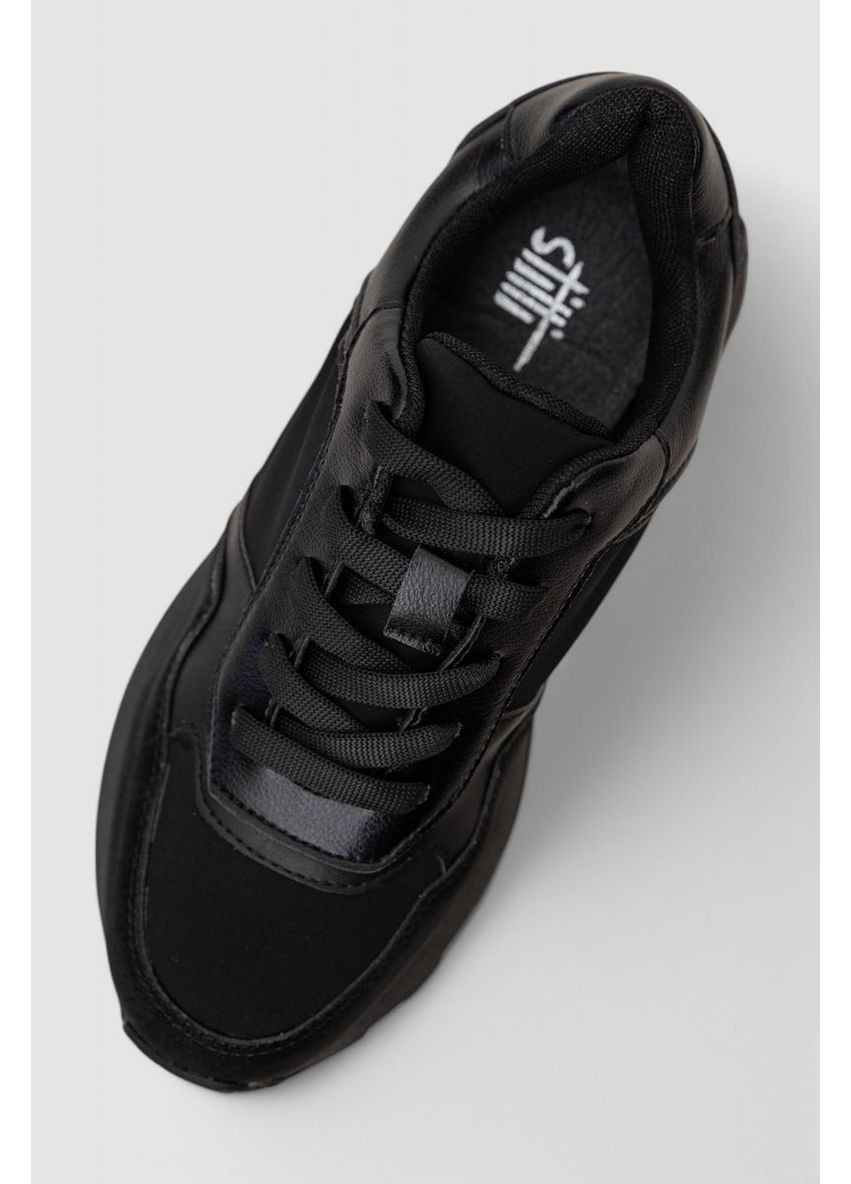 Кроссовки женские демисезонные,, 248R212 Ager чёрные всесезоны (369971607)