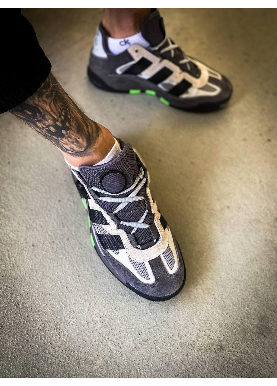 КРОССОВКИ ЖЕНСКИЕ ADIDAS NITEBALL GREY FIVE АДИДАС НАЙТБОЛ No Brand серые демисезоны (367172396)