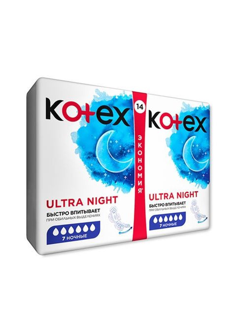 Прокладки Kotex Ultra Night 14 шт. (268143733)
