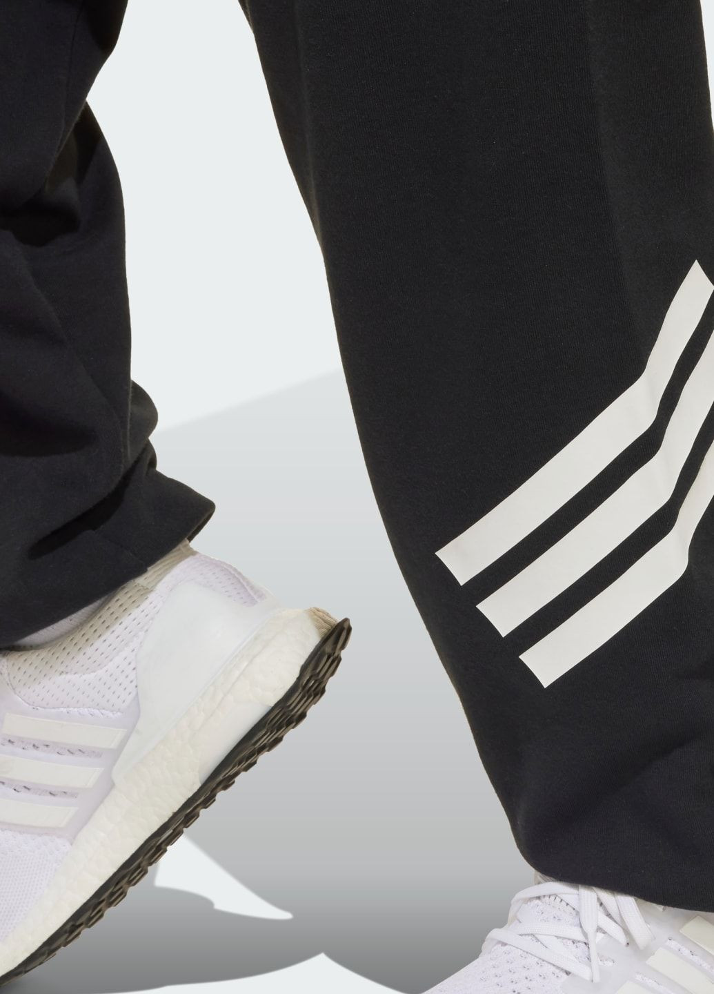 Черные спортивные демисезонные брюки adidas