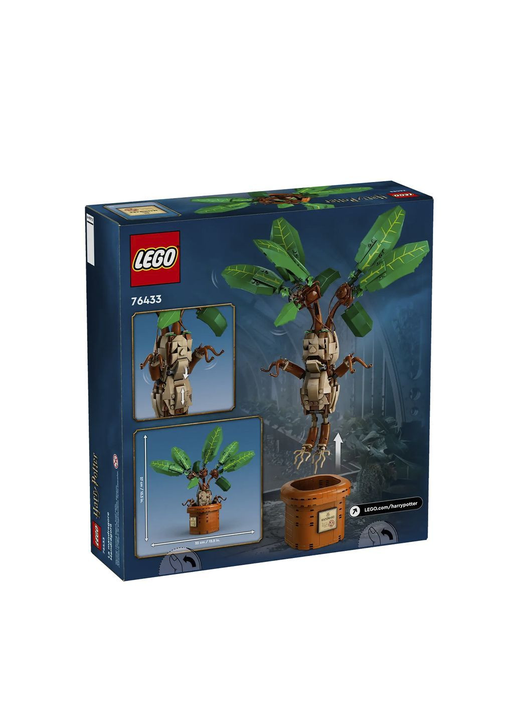 Конструктор Harry Potter - Корінь мандрагори, 579 деталей колір різнокольоровий ЦБ-00285705 Lego (362024971)