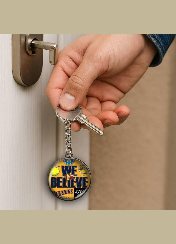 Набір підвіска (кулон) та брелок Golden State Warriors No Brand (332633600)
