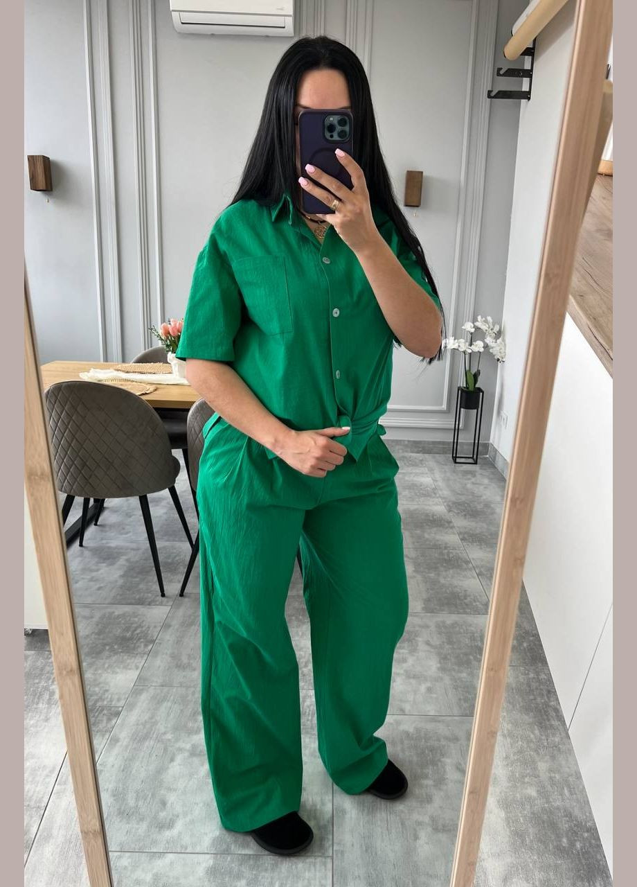 Жіночий костюм сорочка + штани Style Point (334709047)