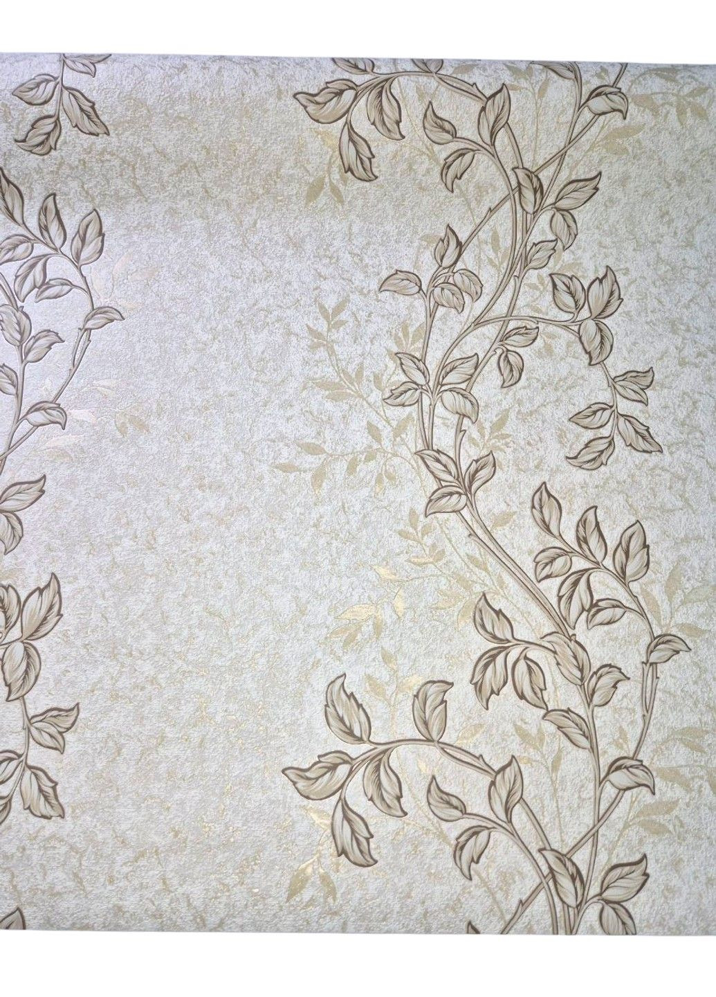 Обои виниловые 10.05 × 1.06 м 3587-01, бежевые для спальни, гостиной, коридора,прихожей, комнаты Слов'янські шпалери (340275426)