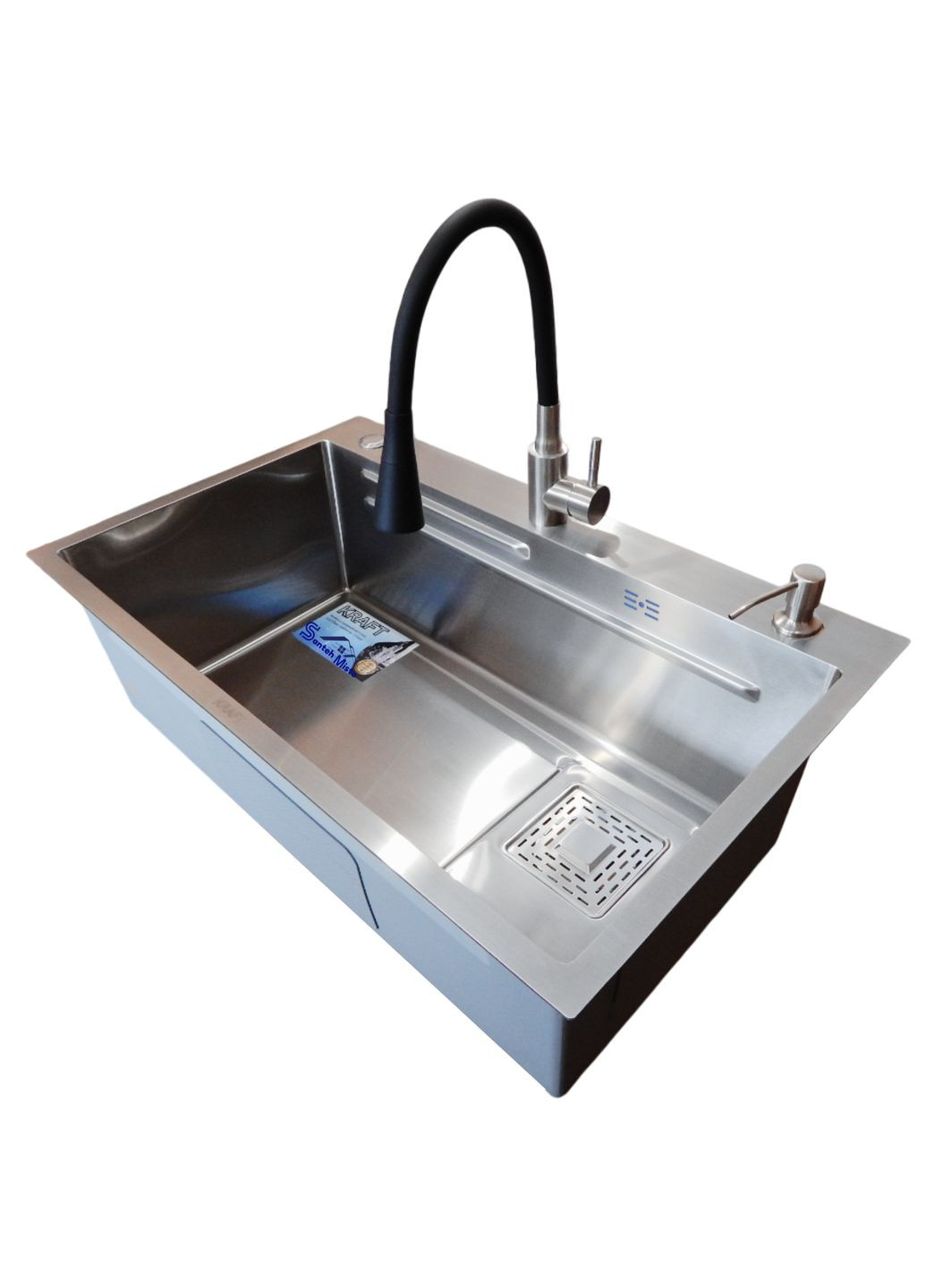 Комплект кухонної мийки HM 7546 Satin Kraft (349512527)