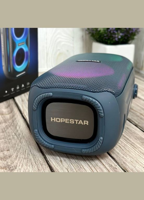 Музична колонка бездротова з підсвічуванням чорний (2390000011) Hopestar Party 200 Mini (340912470)