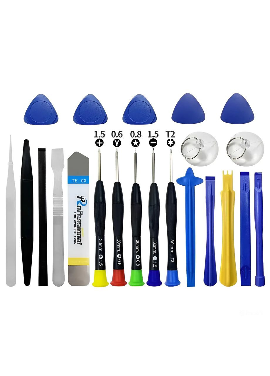 Набір інструментів для розбирання мобільних планшетів ноутбуків 22 в 1 No Brand (327400443)