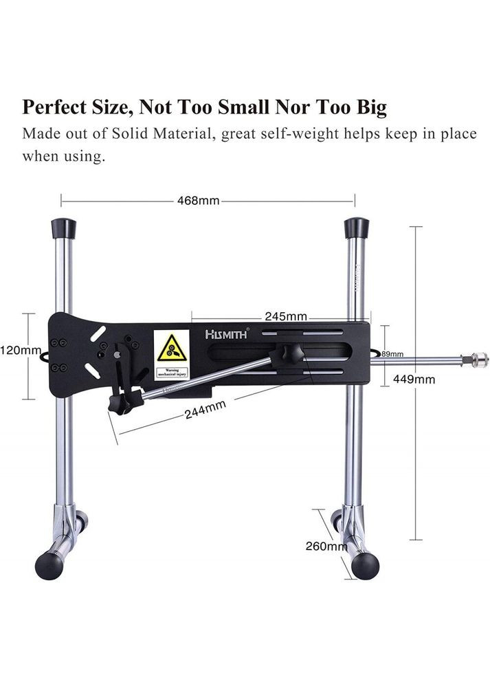 Секс-машина AK-01 Sex Machine з фалоімітатором - CherryLove Hismith (332209680)
