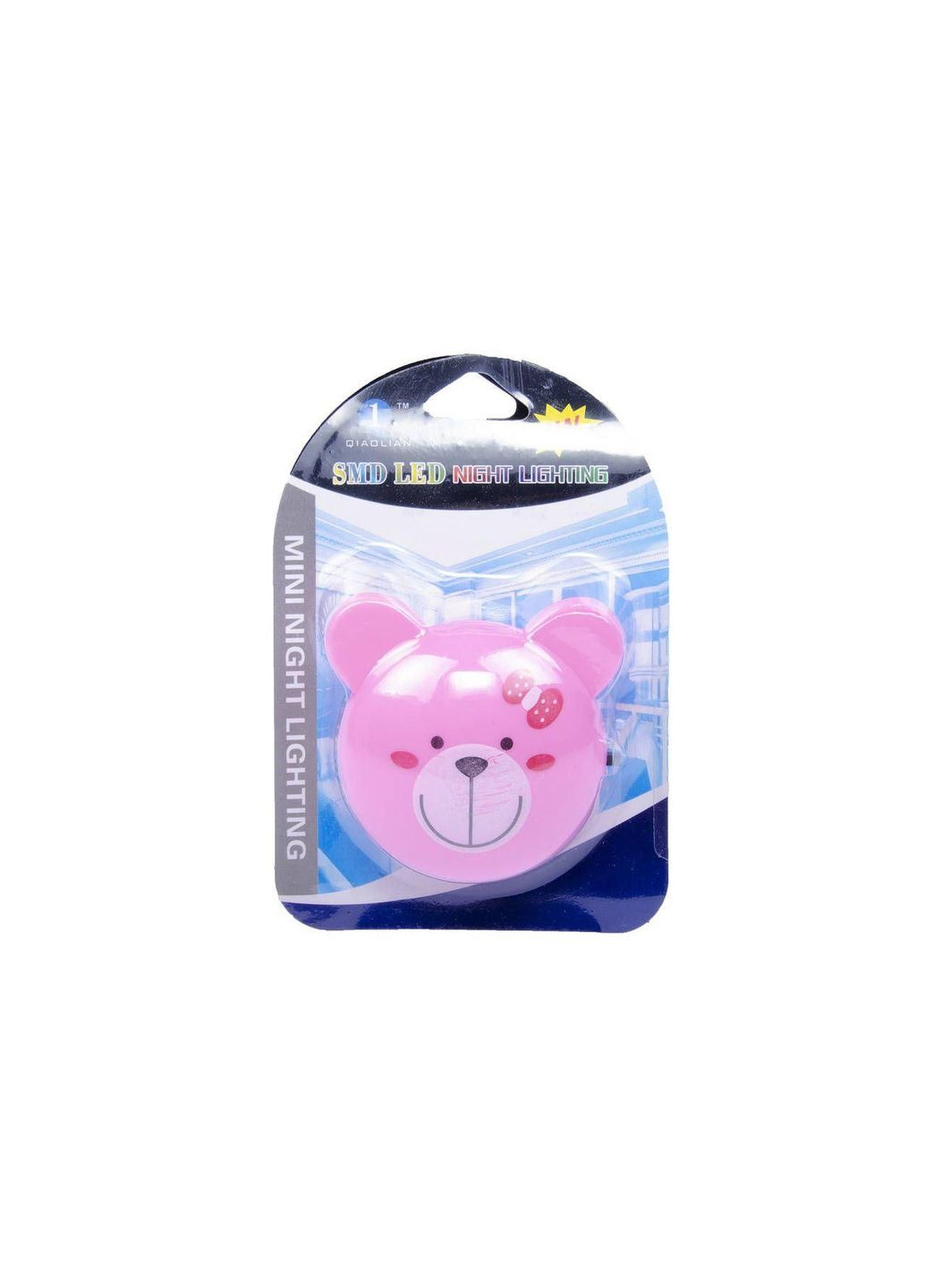 Нічник Framily QL-329 світлодіодний світильник Ведмедик 1 Вт Рожевий No Brand (317319457)