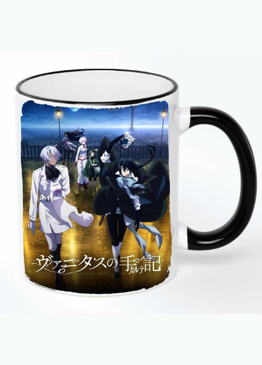 Чашка Мемуари Ванітаса Аніме #001 (кухоль, кружка) Біла з чорною ручкою 330 мл No Brand (322716030)