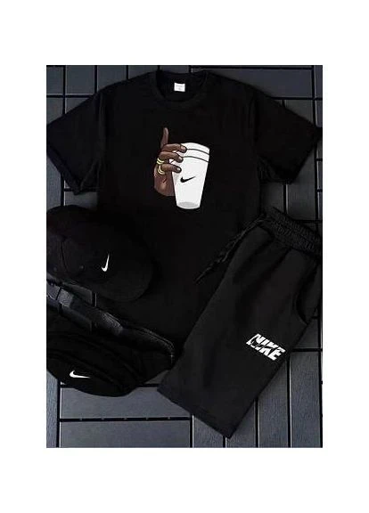 Комплект 4в1 (шорти+футболка+кепка+барсетка) No Brand (393593481)