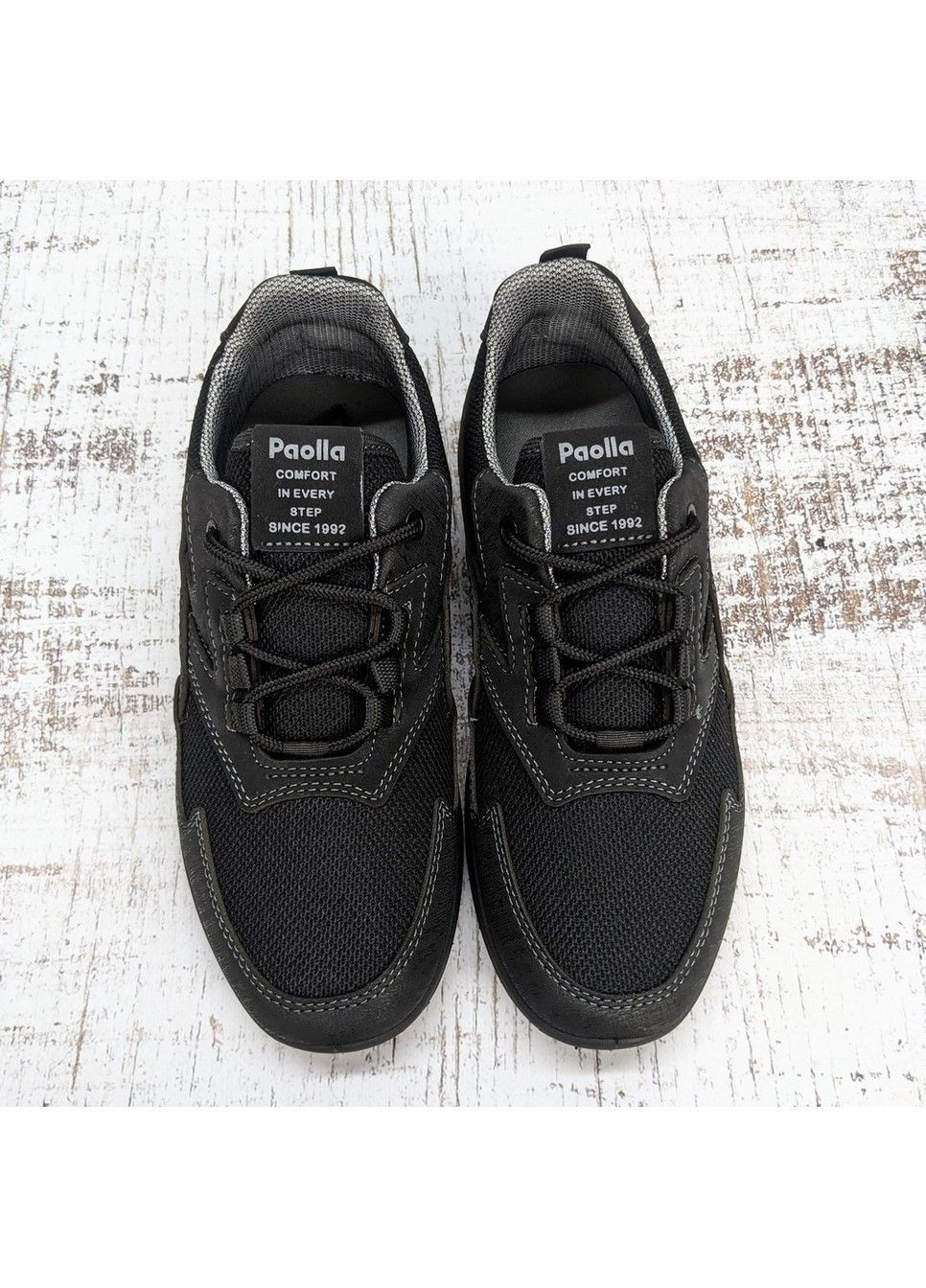 Чорні Осінні кросівки чоловічі Paolla