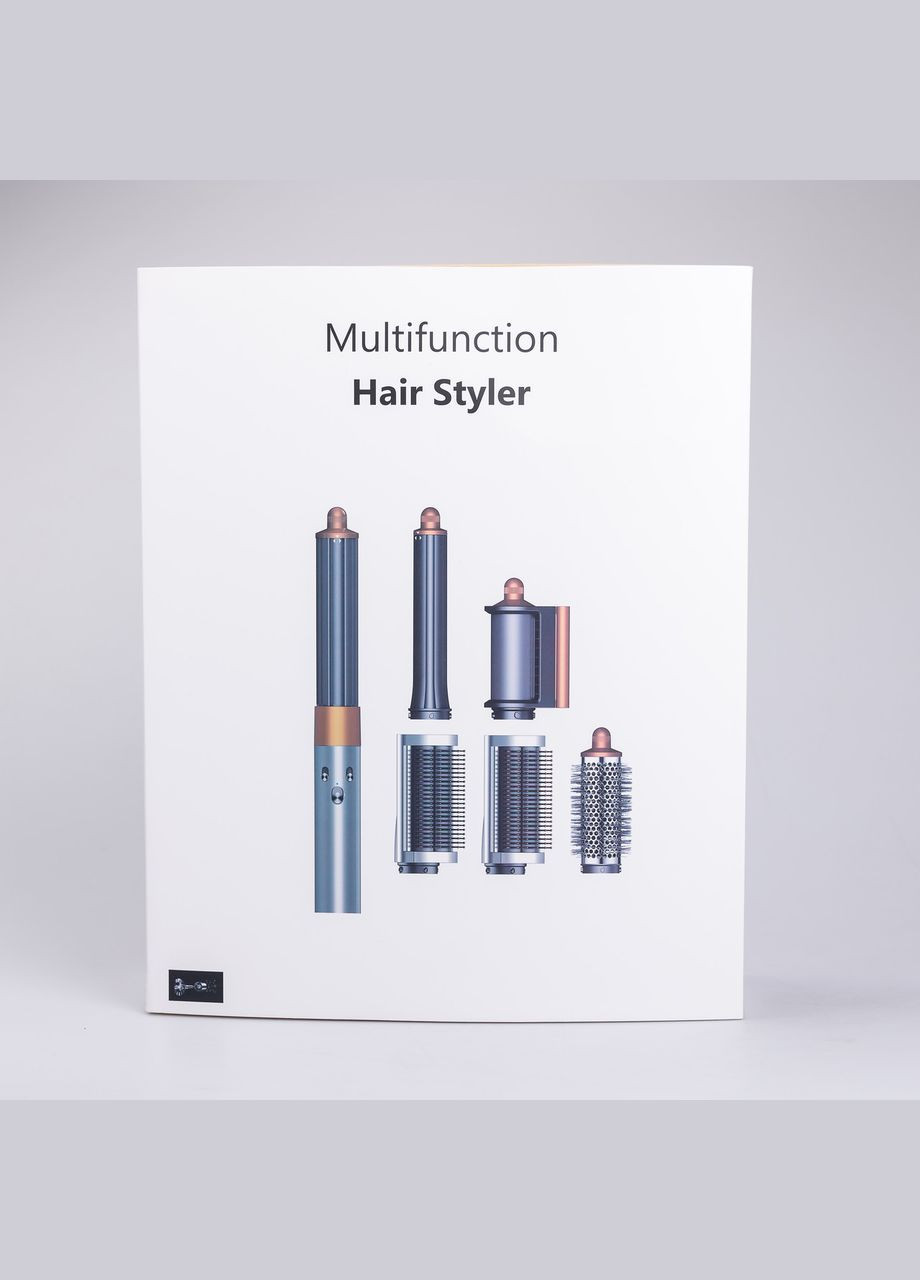 Мультистайлер для волос Airwrap Complete Long 6 насадок, серый Smartx (325686431)