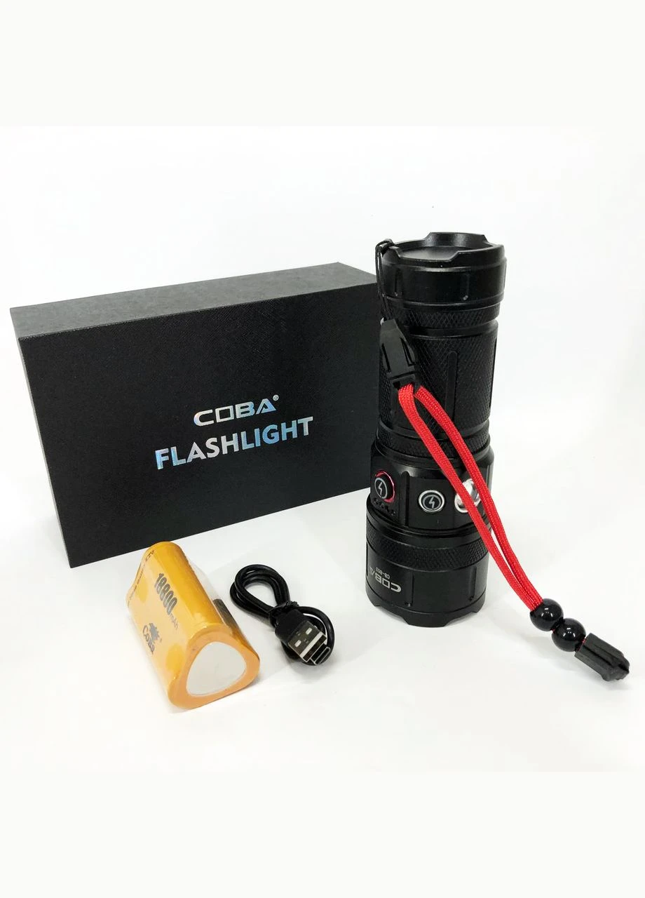Фонарь CB-B53-TG, 3х18650, power bank, индикация заряда, Фонарик светодиодный для туриста сверхмощный No Brand (385256892)