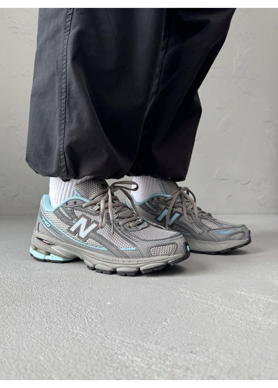 Сірі Осінні кросівки чоловічі new balance 740 grey blue нью беланс 740 No Brand