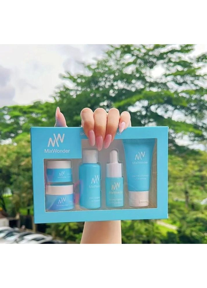 No Brand Набір для догляду за шкірою обличчя MixWonder 5 в 1 в подарунковій коробці — Крем, (368774652)