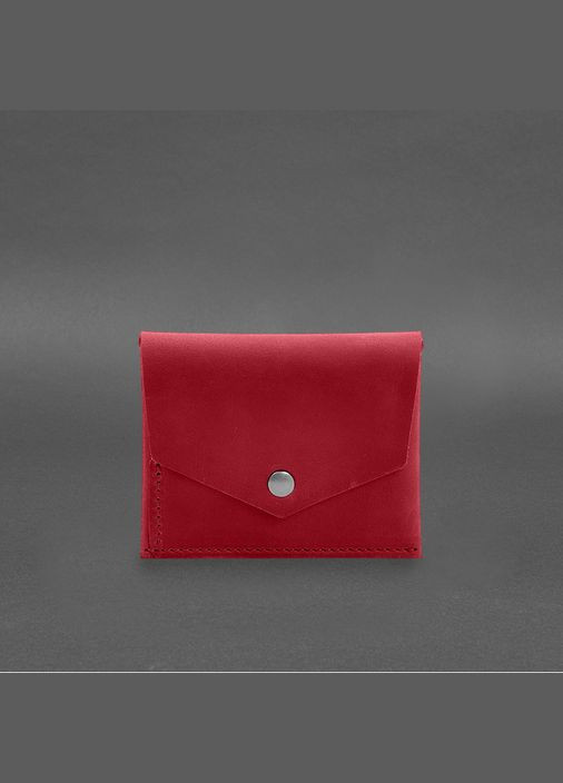 Шкіряний гаманець mini 3.0 (кард-кейс) кораловий Crazy Horse (A-028572) BlankNote (328444905)