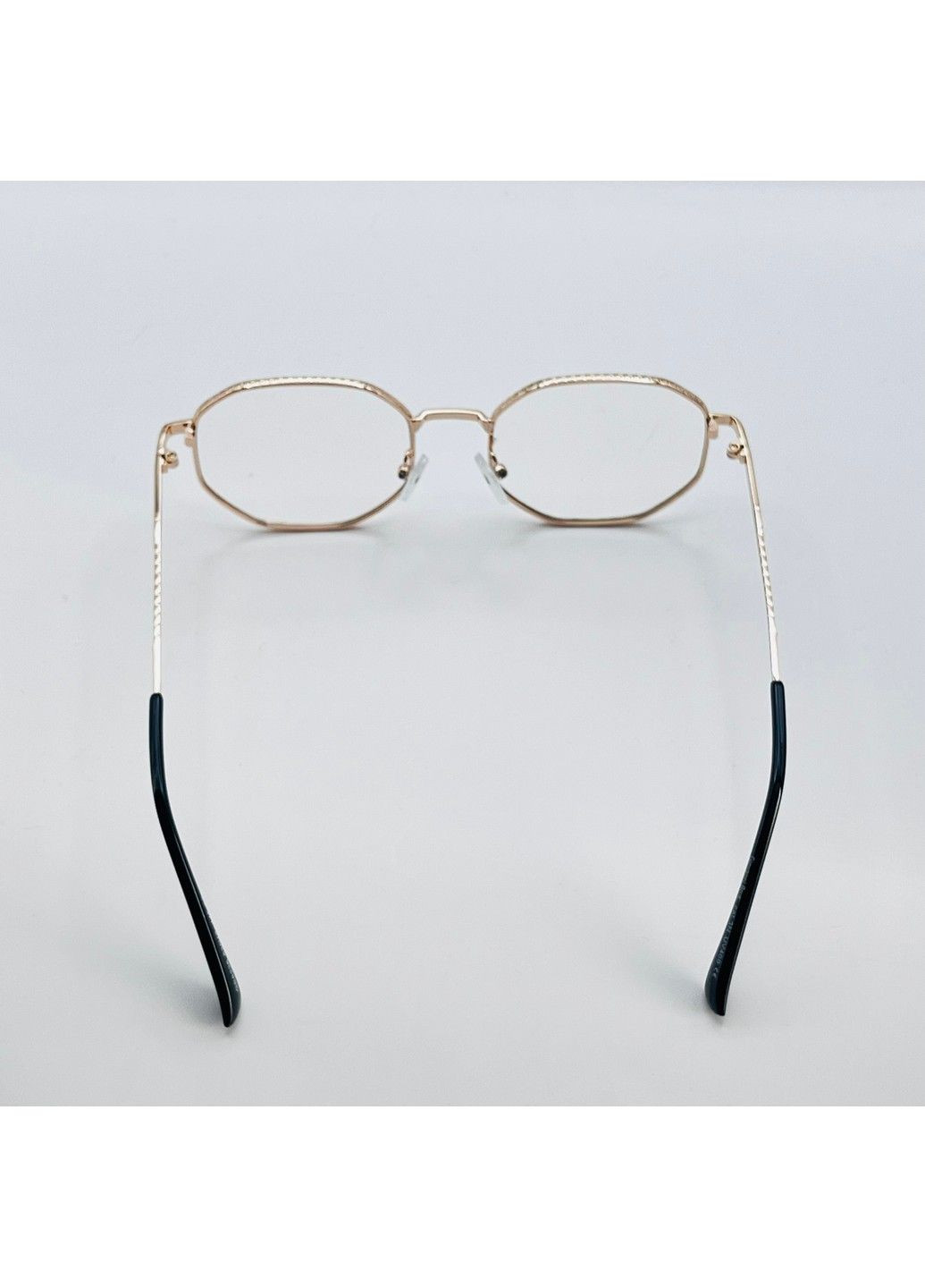Круглі металеві комп'ютерні окуляри, унісекс золотисті No Brand (328445771)