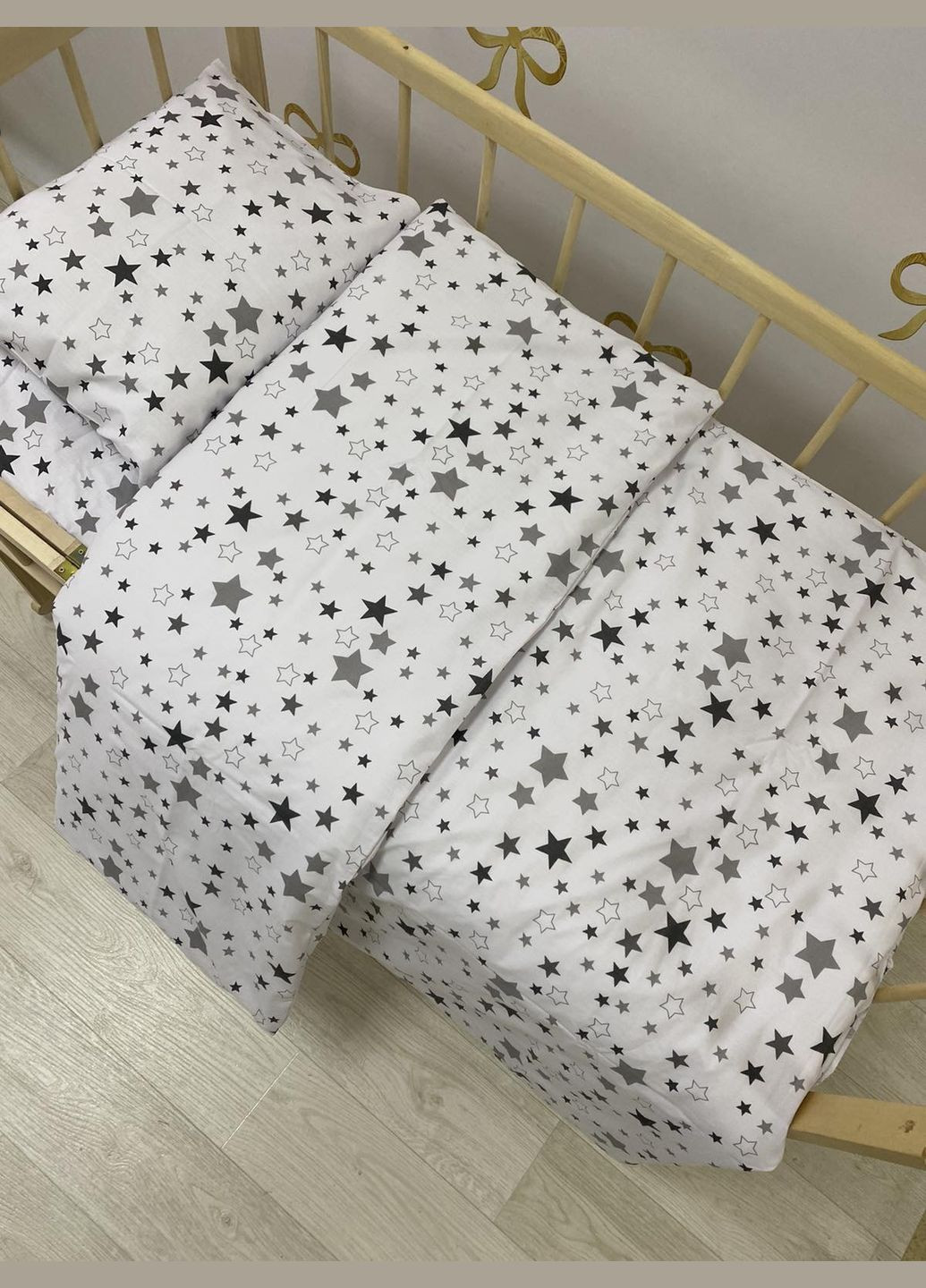 Постільна білизна в ліжечко 120/60 No Brand (316259893)