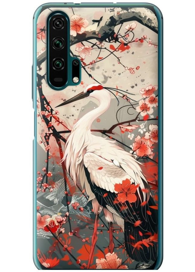 2D пластиковий чохол 'Лелека у цвіту сакури' для Endorphone Huawei Honor 20 Pro (291423567)