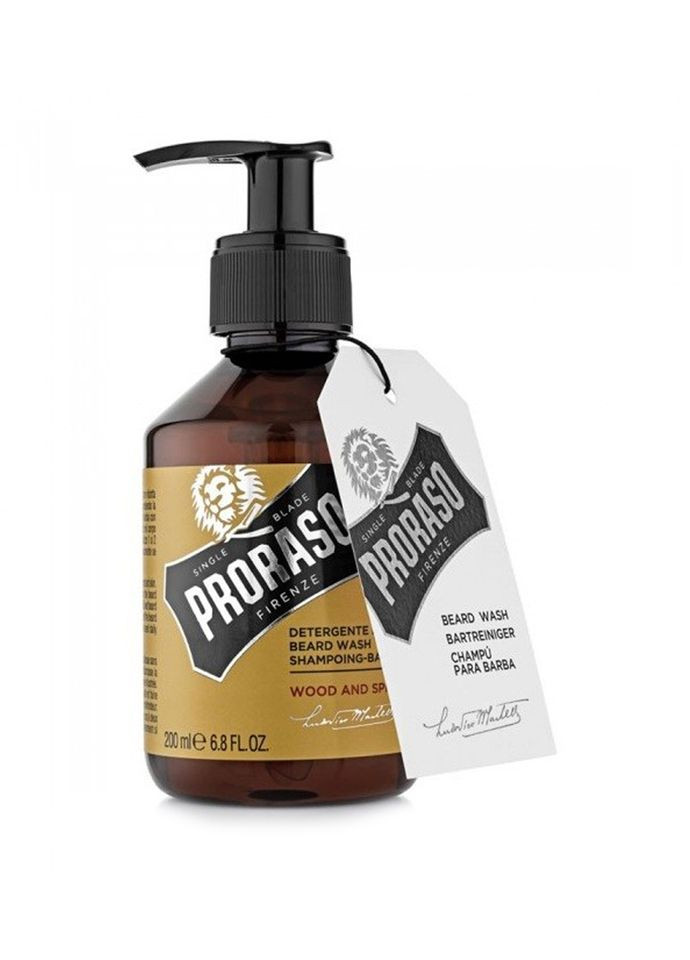 Шампунь для бороды Wood&Spice Beard Wash 500ml (2-687603) Proraso (369796792)