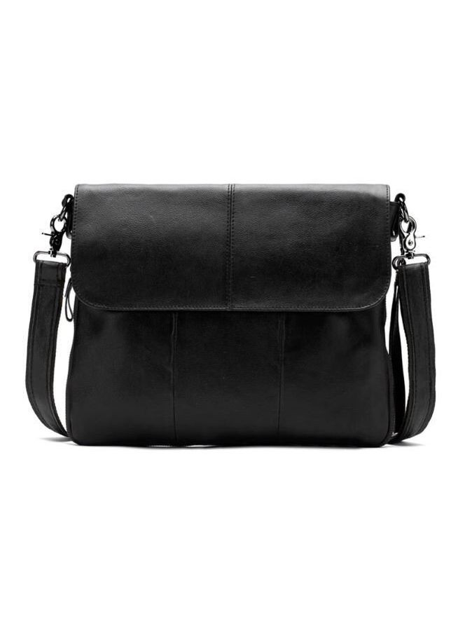 Сумка мужская кожаная 14852 Черная Vintage (331910255)