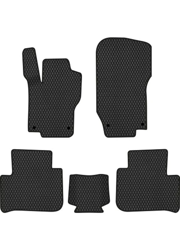 Коврик в салон Mercedes-Benz ML-Class (W164) 2005-2011 2 поко (MB1800C5MS4RBB) Evatech (399008122)