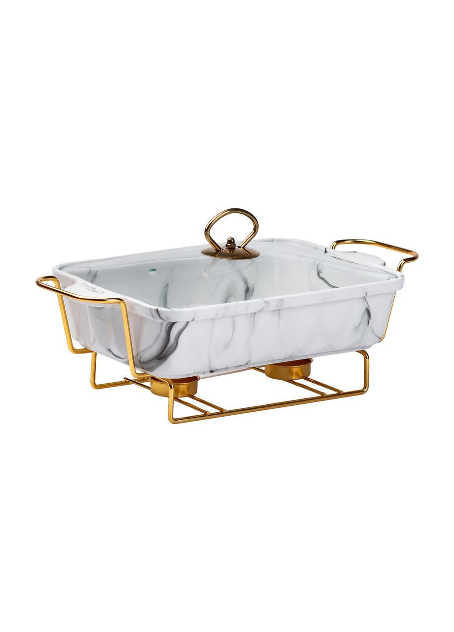 Мармит с подогревом настольный для вторых блюд прямоугольный 1.5 литра мармитница керамическая GDK Yiwu (365728946)